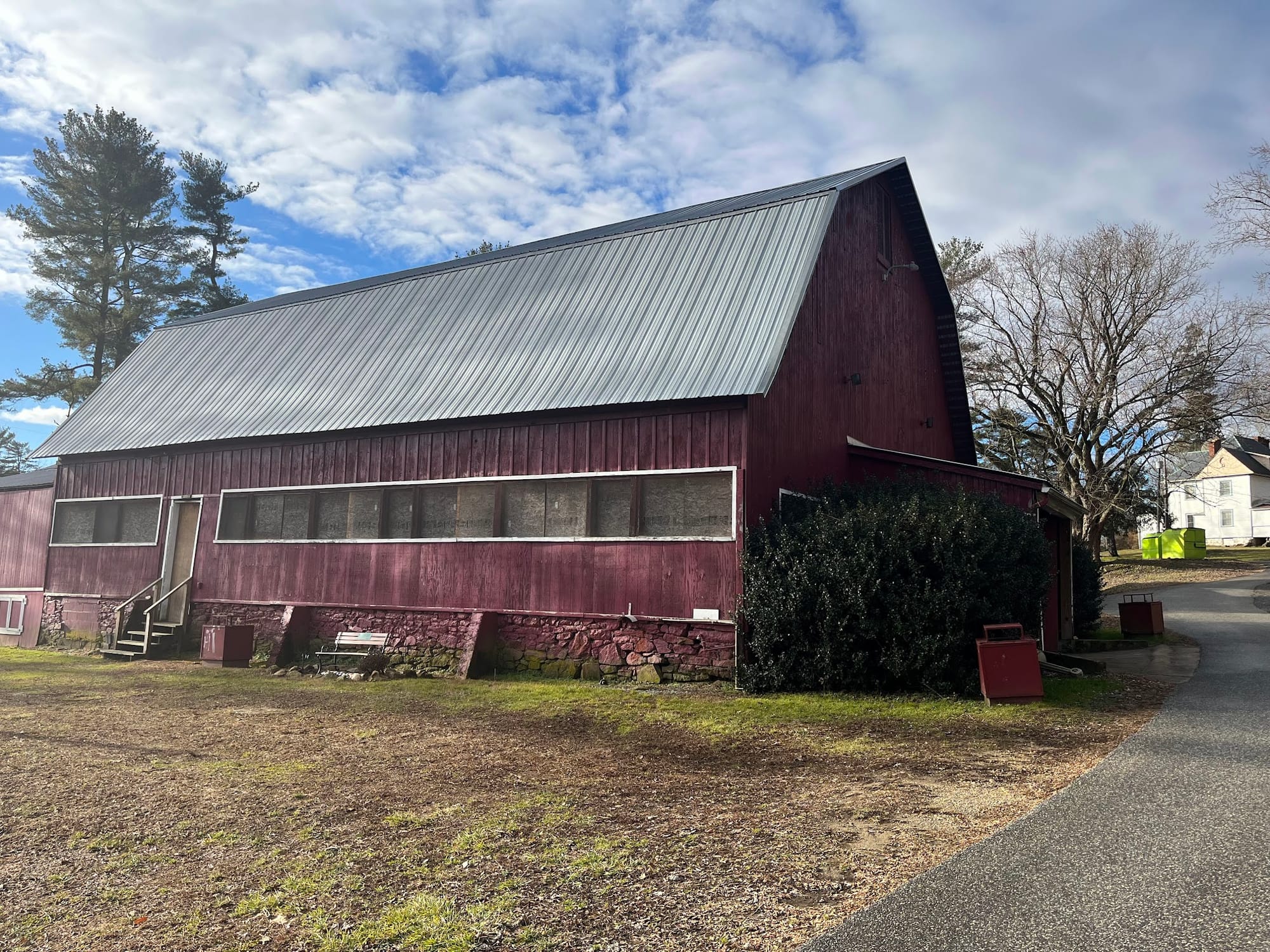 The Barn Theater exterior at Vibecamp