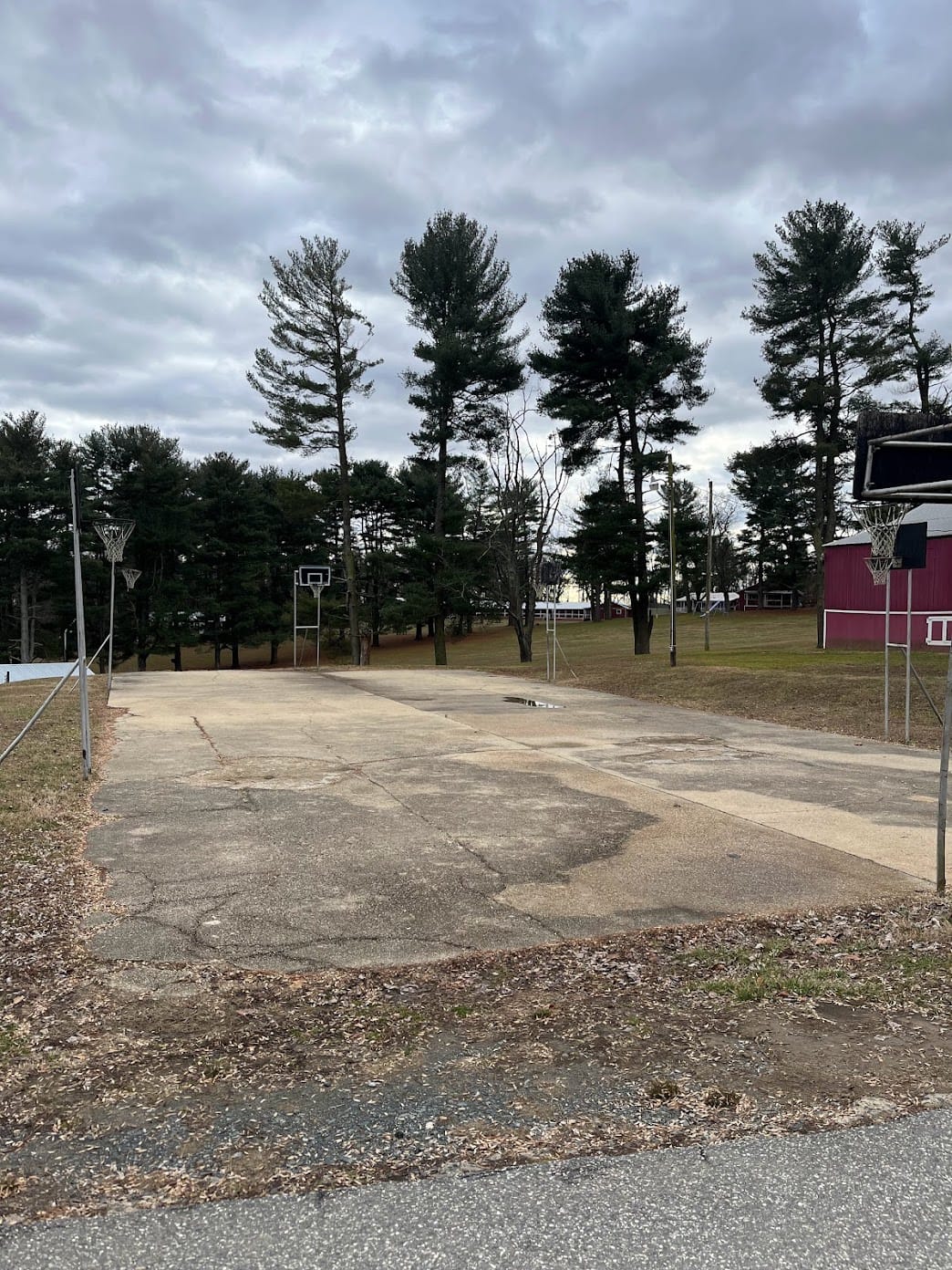 The Basketball Court at Vibecamp