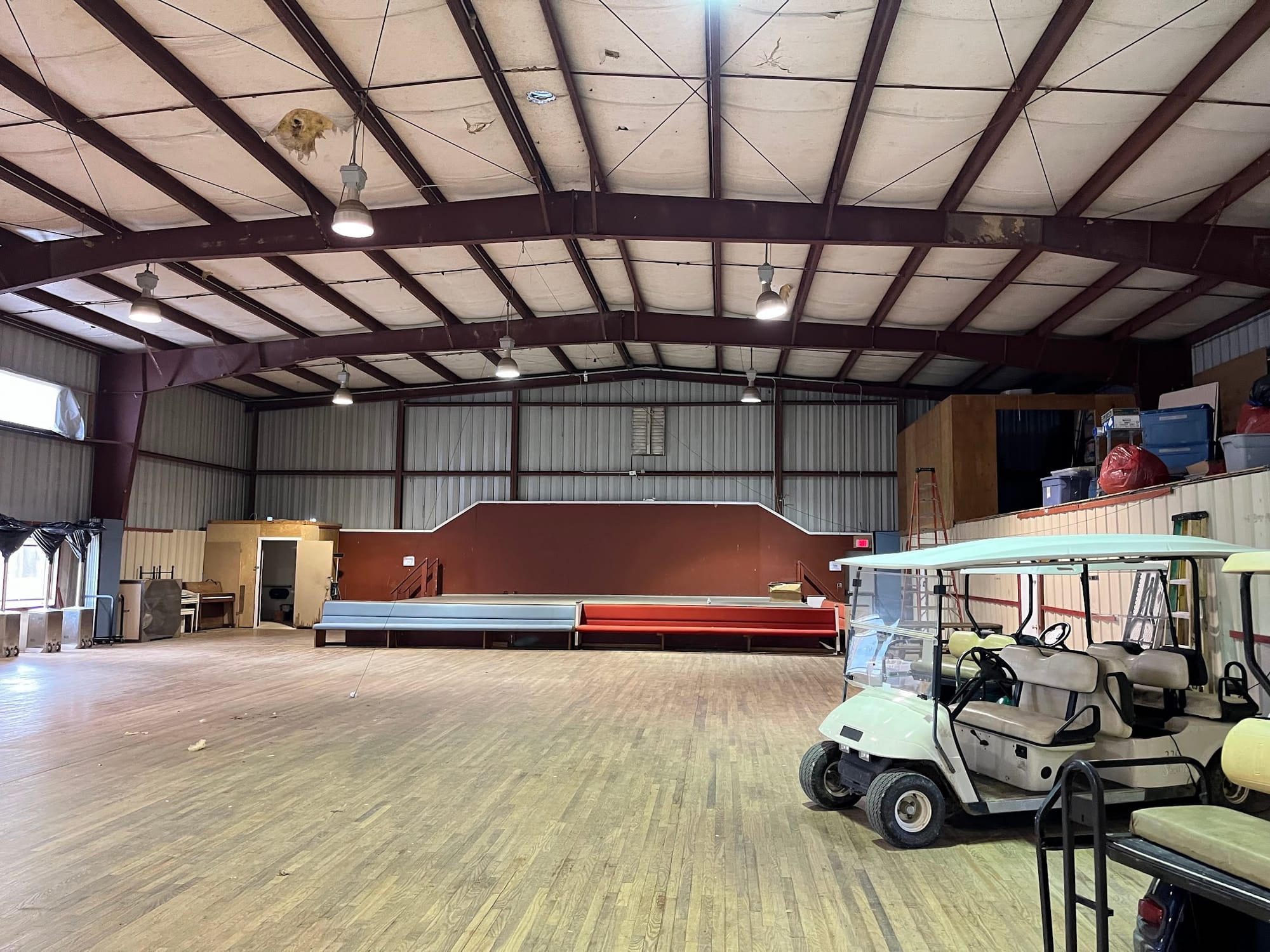 The Big Top interior at Vibecamp