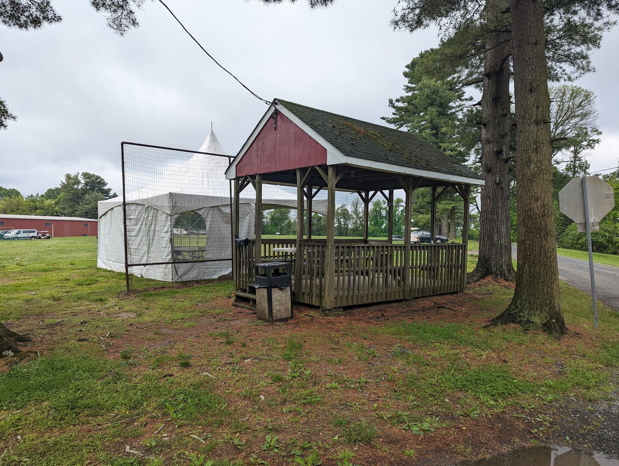 The Registration Gazebo at Vibecamp